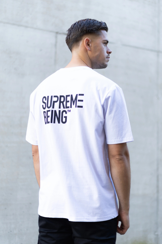 Atom Oversized Tee - White