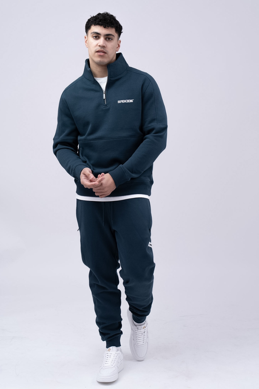 Rico Quarter Zip Navy Azure