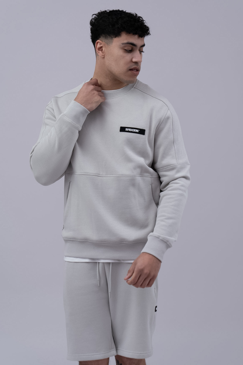 Fabio Sweatshirt Powder Grey