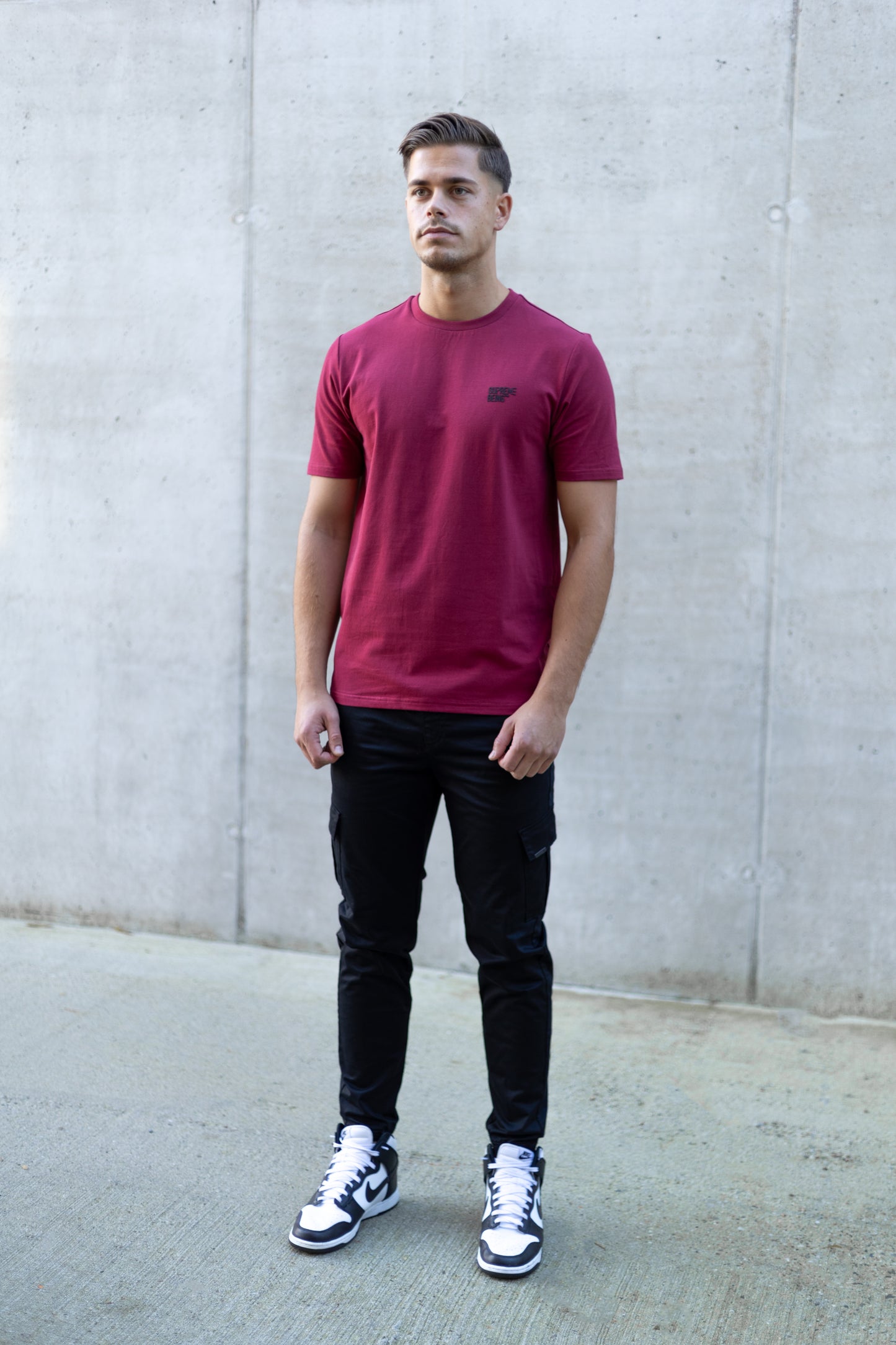Scope tee - Crimson Red