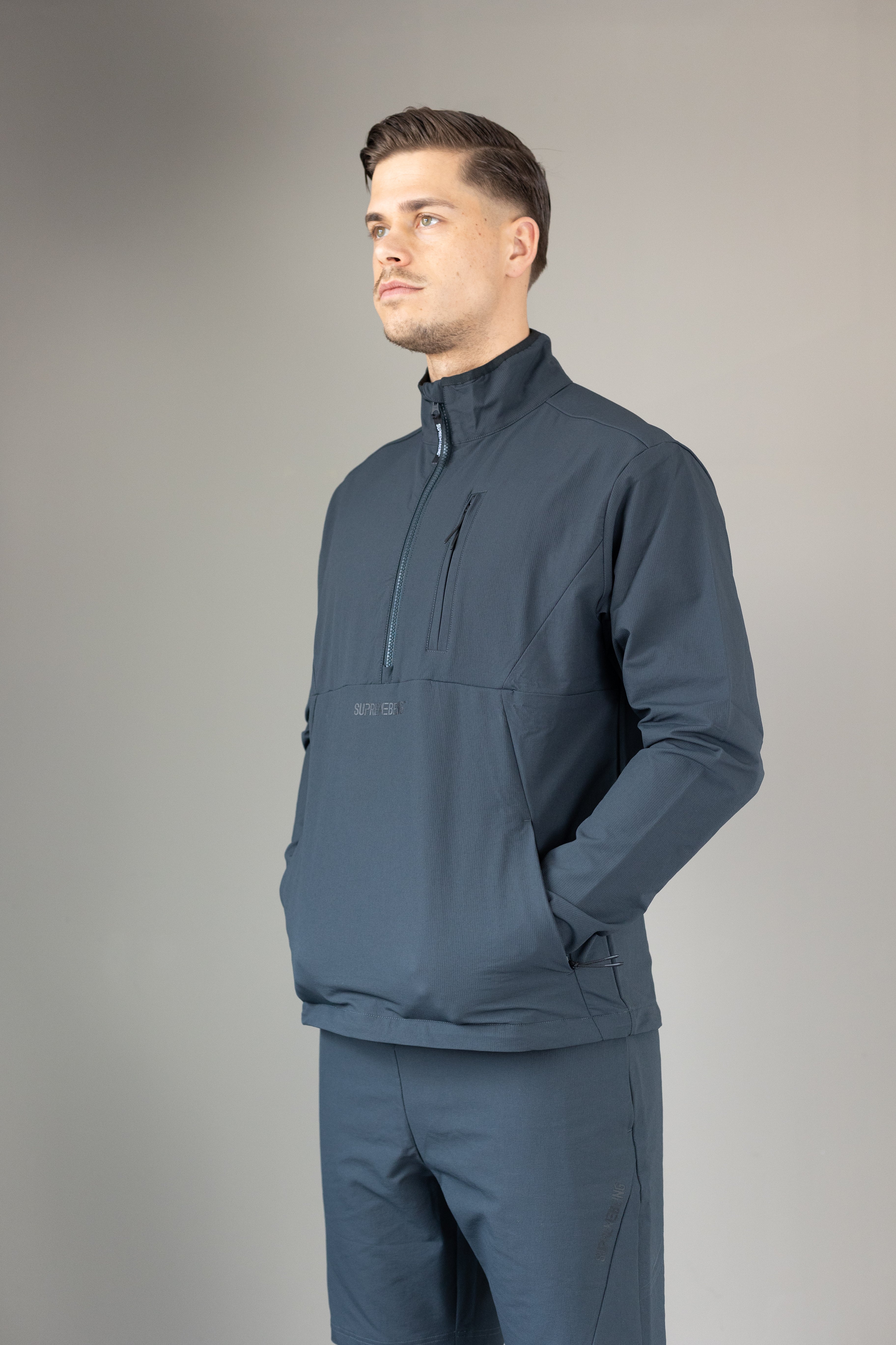 Tecnica Half Zip - Street Grey