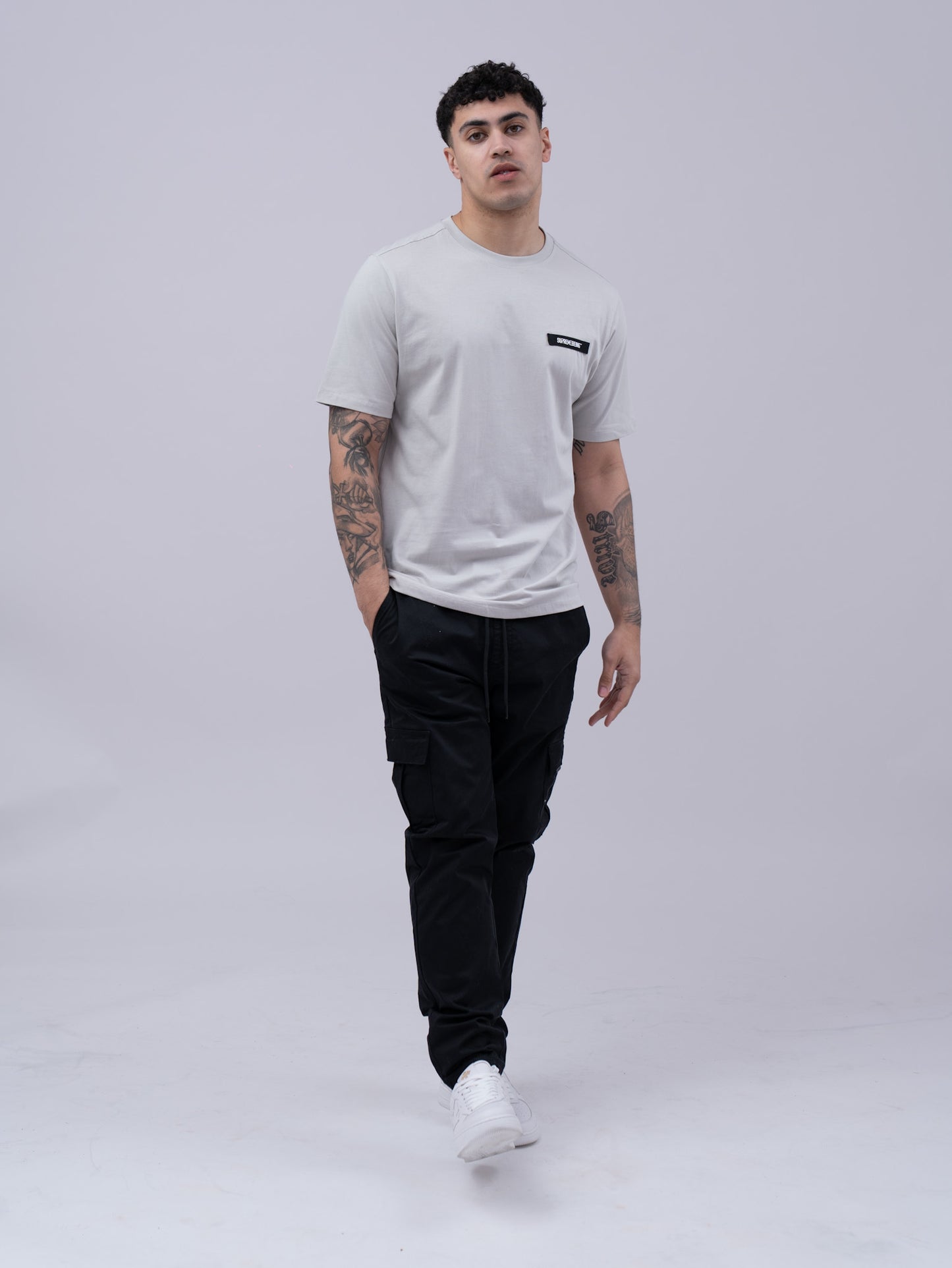 Carlo Tee Powder Grey