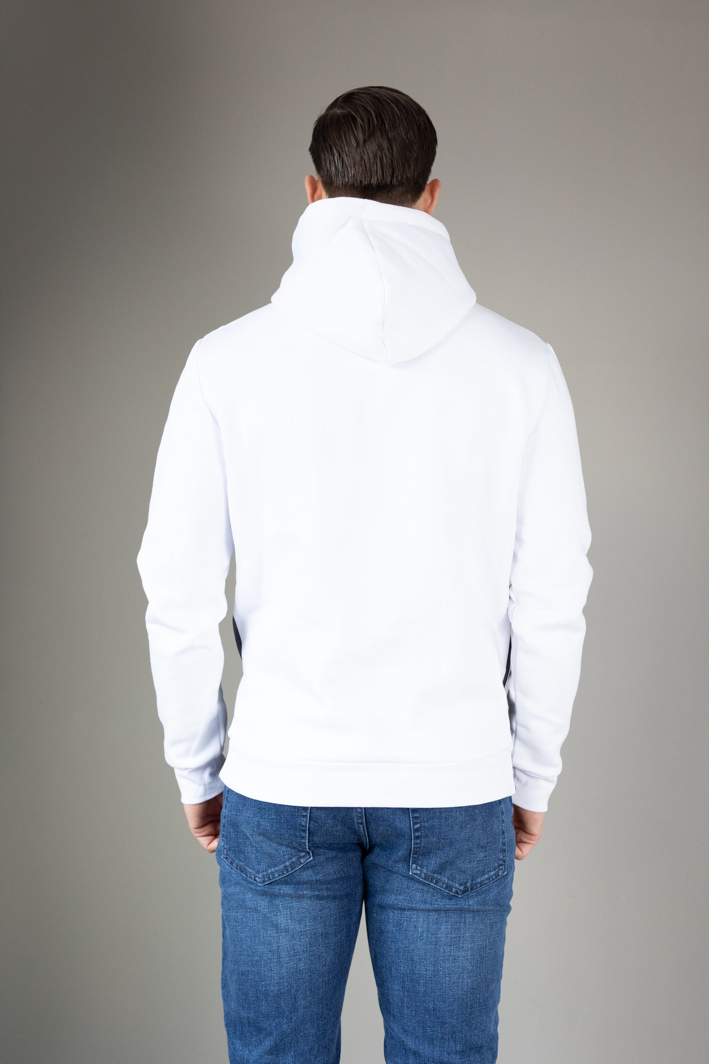Viro Hood - White / Jay Blue